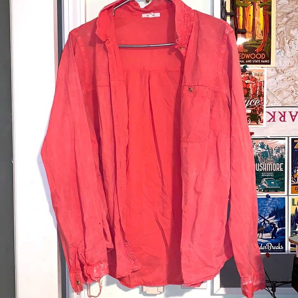 Long sleeve shirt with buttons. From Maurices. Size 2. Light weight!